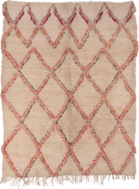 Vintage Moroccan Area Rug (6' x 8')